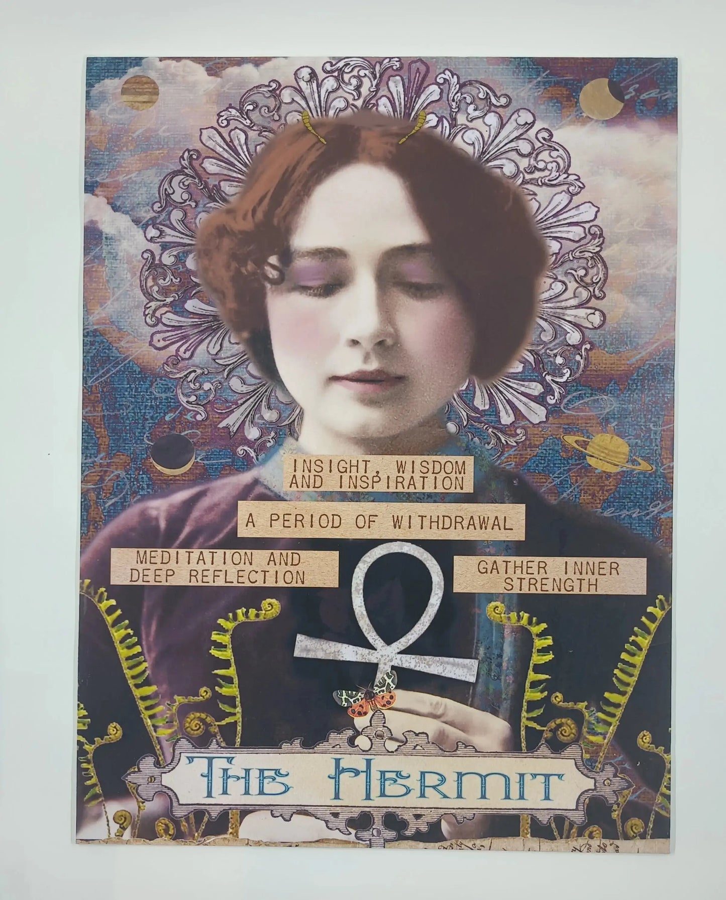 The Hermit Tarot Card Art Round The Mountain Gift Shop