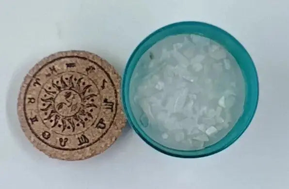 Zodiac Candles: Sagittarius with blue turquoise Round The Mountain Gift Shop