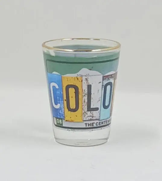 Colorado Shot Glasses Round The Mountain Gift Shop