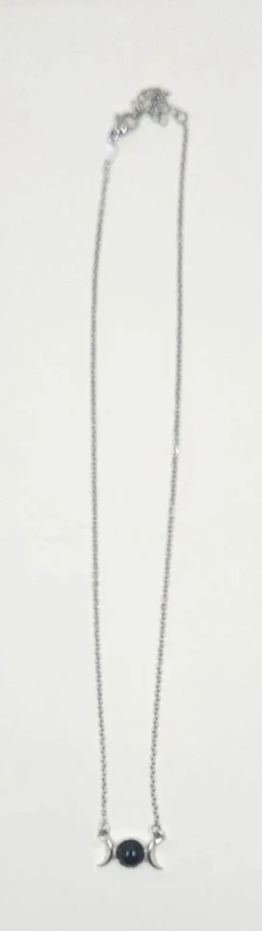 Witchy Jewelry: Moon Phase Necklace With Amethyst Round The Mountain Gift Shop